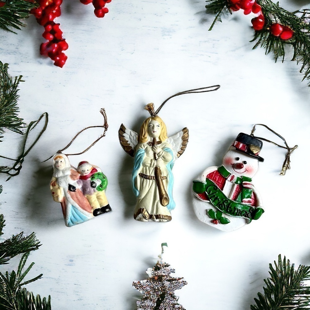 Christmas Ornament Trio (Set of 3)